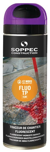 Baustellenmarkierspray FLUO TP neonviolett 500 ml Spraydose SOPPEC