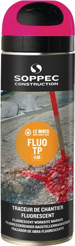 Baustellenmarkierspray FLUO TP neonpink 500 ml Spraydose SOPPEC