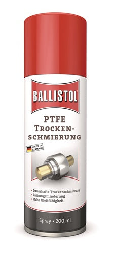 PTFE Trockenschmierung farblos / weißlich nach dem Trocknen 200 ml Spraydose BALLISTOL