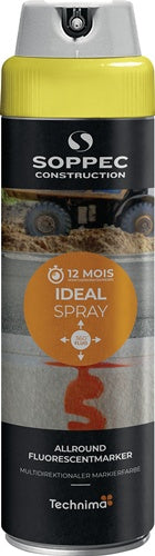 Markierungsspray IDEAL neongelb 500 ml Spraydose SOPPEC