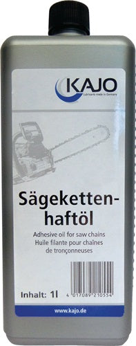 Sägekettenhaftöl 100-120 mm²/s (bei 40°C) 1 l Flasche KAJO