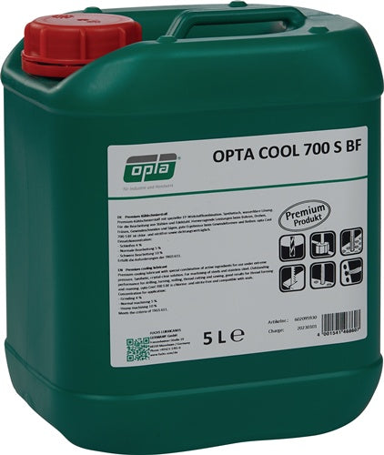 Premium Kühlschmierstoff Cool 700 S BF wassermischbar 5 l Kanister OPTA