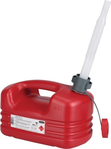 Kraftstoffkanister 5 l rot HDPE L331xB185xH237mm PRESSOL