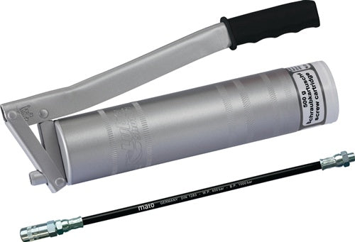 Handhebelfettpresse System Rainer für Lube-Shuttle Schraubkartuschen 500g MATO
