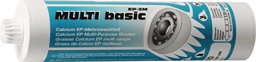 Lithiummehrzweckfett MULTI basic EP-2M 500 g hell Schraubkartusche MATO