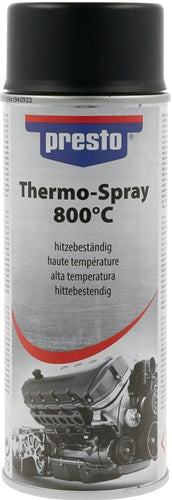 Thermo-Lackspray Profi 800 °C schwarz 400 ml Spraydose PRESTO