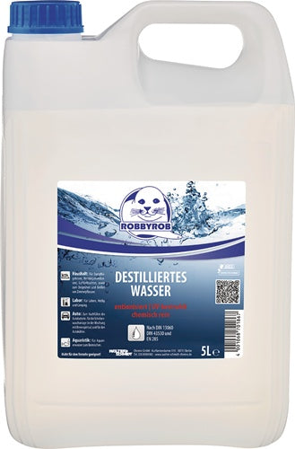 Destilliertes Wasser 5 l Kanister ROBBYROB