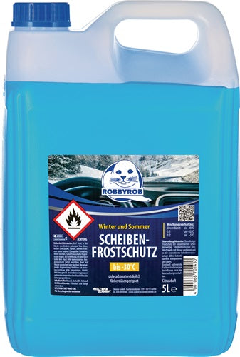 Scheibenreiniger mit Frostschutz gebrauchsfertig bis - – VPE: 130°C 5 l Leichtkanister ROBBYROB – VPE: 144