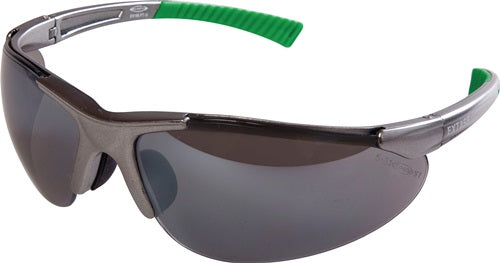 Schutzbrille DAYLIGHT EN 166 EN 172 Bügel silbgrau Scheibdunkgrauverspieg Polycarbonat EKASTU