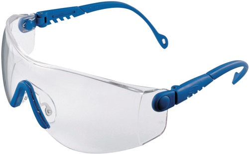 Schutzbrille Op-Tema EN 166-1FT Bügel blau Scheibe klar Polycarbonat HONEYWELL