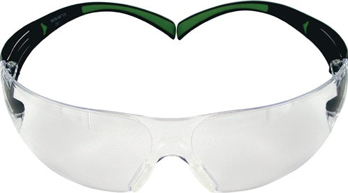 Schutzbrille SecureFit-SF400 EN 166 EN 170 Bügel schwarz grün Scheibe klar Polycarbonat 3M