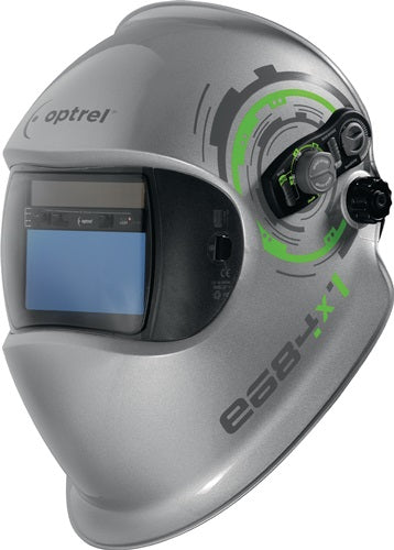 Schweißerschutzhelm Optrel e684 silber 90 x 110 mm DIN 5-13 OPTREL