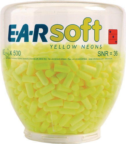 Gehörschutzstöpsel E-A-Rsoft™ Yellow Neons Refill EN 352-2 SNR 36 dB 500 Paar / Dispenser 3M