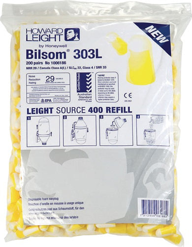 Gehörschutzstöpsel Bilsom 303L EN 352-2 SNR 32 dB Nachfüllpack 200 Paar / Pack Gr L HONEYWELL HOWARD LEIGHT