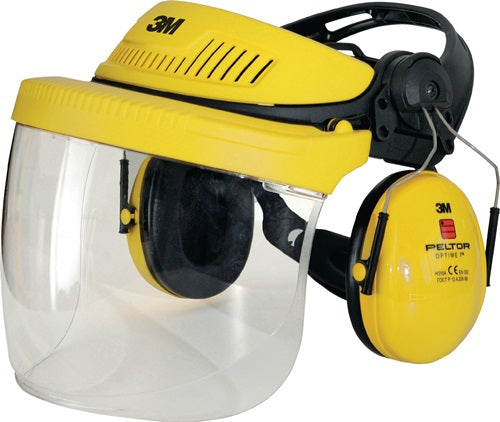 Gesichts-/Gehörschutzkombination G5V5F1H51 Klarsichtvisier Polycarbonat EN 166 EN 352-1-3 3M