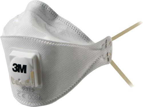 Atemschutzmaske Aura™ 9312+ FFP1/V NR D mAusatemventilfaltbar 3M - VPE: 10