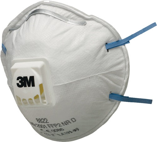 Atemschutzmaske 8822 FFP2 / V NR D mit Ausatemventil 3M - VPE: 10