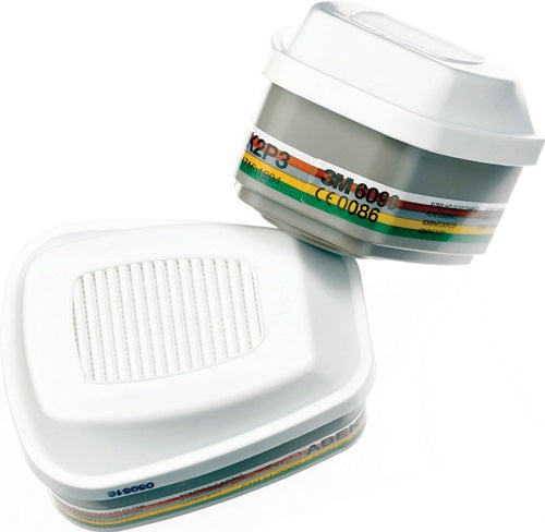 Gas- und Kombifilter 6099 A2 B2 E2 K2 Hg P3R + Formaldehyd EN 14387:2004 + A1:2008 f Serie 6000 3M - VPE: 4