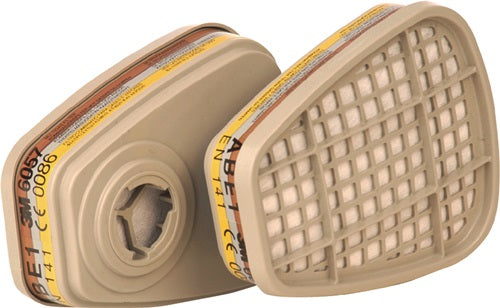 Kombinationsfilter 6057 A1 B1 E1 EN 143:2000 f Serie 6200 + 6800 + 7502 Serie 6000 3M - VPE: 8