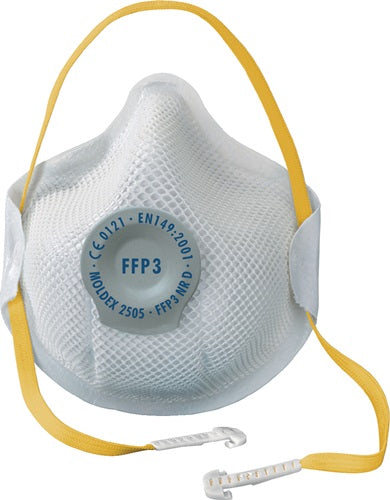 Atemschutzmaske Smart 250501 FFP3 / V NR D mit Ausatemventil MOLDEX - VPE: 10