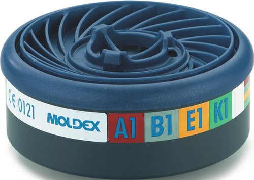 Gasfilter 940001 EN 14387:2004 + A1:2008 A1B1E1K1 passend für 4000 370 738 4000 370 739 MOLDEX - VPE: 10