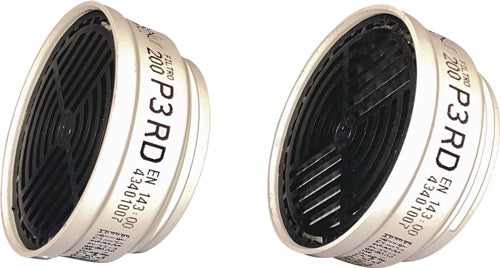 Partikelfilter 200 P3R D EN 143 P3 f Polimask 100/2 C 702/TWIN EKASTU - VPE: 8