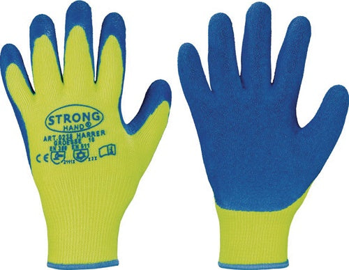 Kälteschutzhandschuhe Harrer Größe 10 gelb/blau EN 388 EN 511 PSA-Kategorie II STRONGHAND - VPE: 12