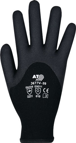 Kälteschutzhandschuhe Größe 11 schwarz EN 388 EN 511 PSA-Kategorie II ASATEX - VPE: 6