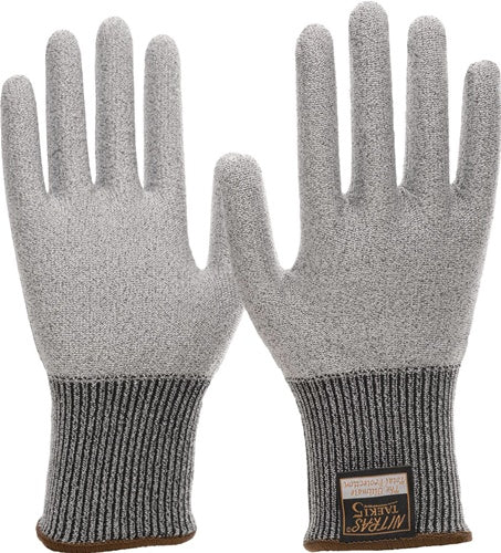 Schnittschutzhandschuhe Taeki Größe 9 grau EN 388 EN 407 PSA-Kategorie II 10 Paar NITRAS - VPE: 10