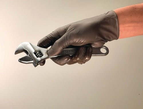 Einweghandschuhe TouchNTuff 93-250 Größe 85-9 anthrazit Nitril EN 374 PSA-Kategorie III 100 Stück / Box ANSELL