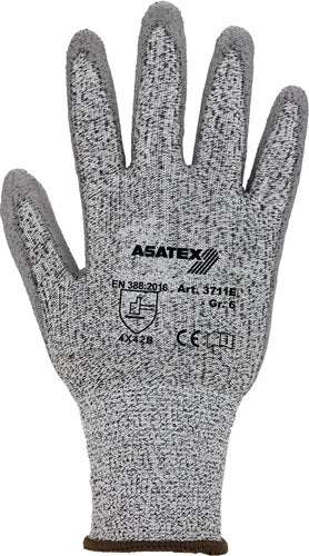 Schnittschutzhandschuhe Größe 7 grau/grau EN 388 PSA-Kategorie II 10 Paar ASATEX - VPE: 10