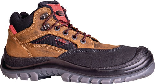 Sicherheitsstiefel Sherpa Gr47 braun/rot S3 EN20345 Leder REMISBERG