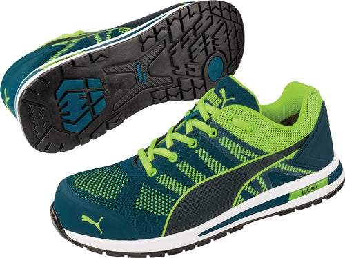 Sicherheitsschuh Elevate Knit GREEN LOW Gr41 W11 blau/grün S1PS ESD FO HRO SR