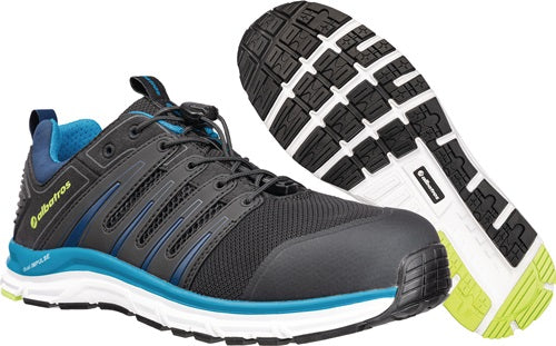 Sicherheitsschuh BREEZE IMPULSE LOW Gr41 schwarz/blau S1P ESD HRO SRA
