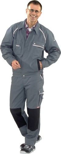 Bundjacke Canvas 320 Gr52 grau/schwarz PLANAM