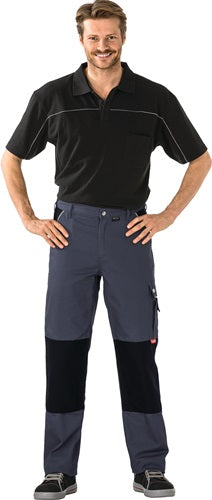 Bundhose Canvas 320 Gr60 grau/schwarz PLANAM