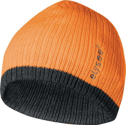 Strickmütze Georg universal orange/grau ELYSEE