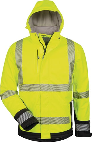 Warnschutz-Softshelljacke Melvin GrXL gelb/schwarz ELYSEE