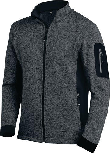 Strick-Fleecejacke CHRISTOPH GrL anthrazit/schwarz FHB