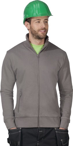 Men´s Sweatjacke GrM steel grey PROMODORO