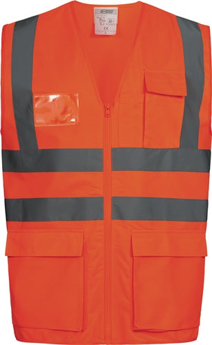 Warnweste EWALD GrXXL orange EN ISO 20471 KlEN ISO 13688 SAFESTYLE