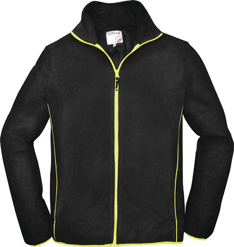 Herren Fleecejacke GrXL schwarz/limette