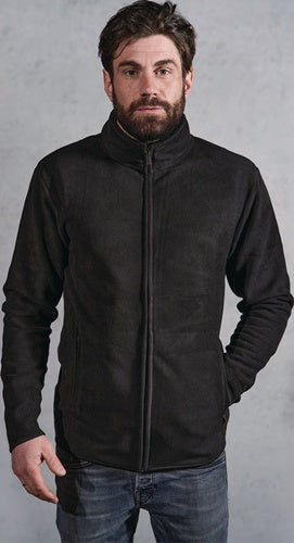 Men’s Double Fleece Jacket GrXL black PROMODORO