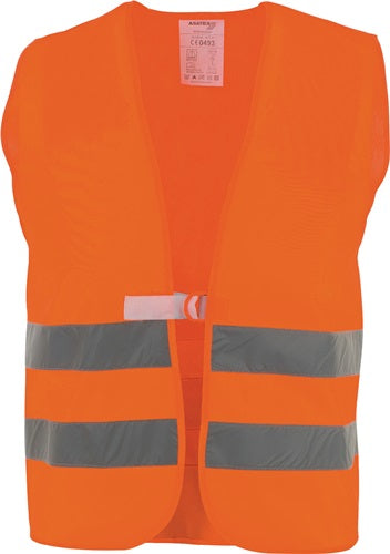 Warnweste Grunivorange EN 20471 Kl2 ASATEX