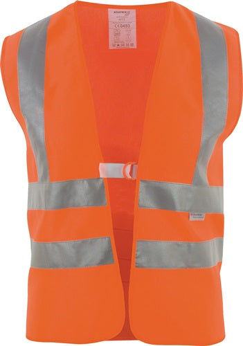 Warnweste Grunivorange mSchulterreflexstreifen EN 20471 Kl2 ASATEX