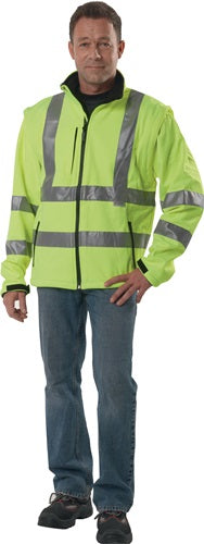 Warnschutz-Softshelljacke GrM gelb PREVENT