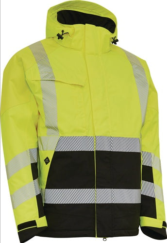 Warnschutz-Winterjacke VISIBLE XTREME GrM warngelb/schwarz ELKA RAINWEAR