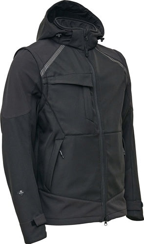 Softshelljacke WORKING XTREME GrL schwarz ELKA RAINWEAR