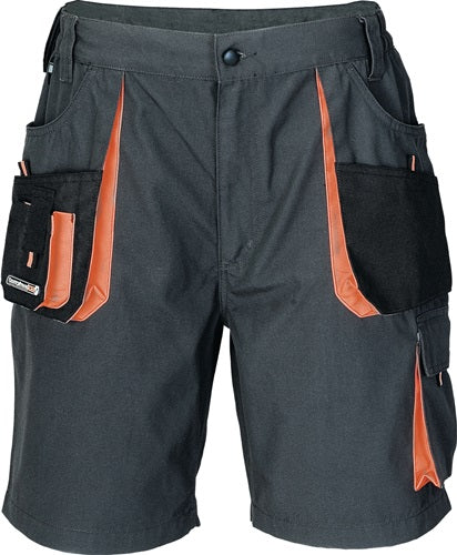 Herrenshorts Gr56 dunkelgrau/schwarz/orange TERRATREND