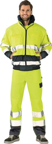Warnschutz-Comfortjacke GrXL gelb/marine PLANAM